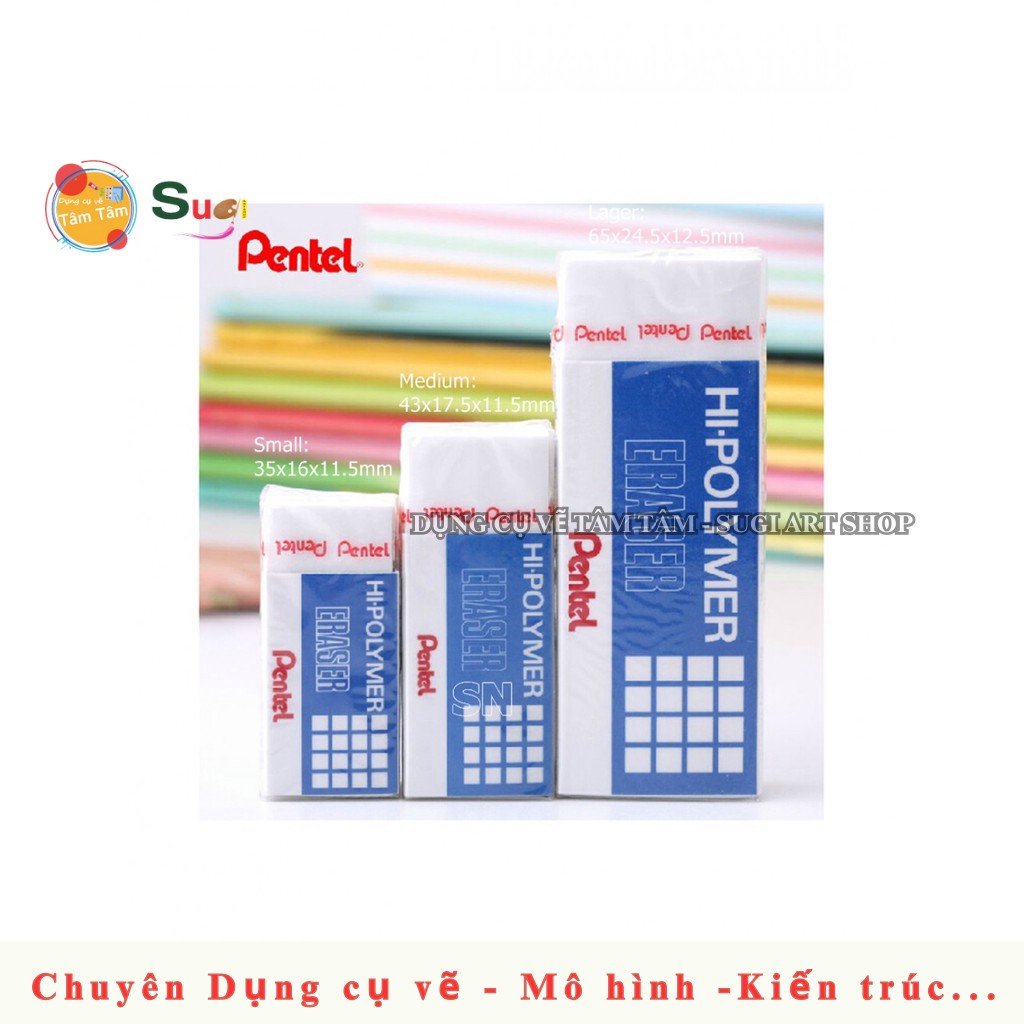 Gôm Pentel ,  tẩy chì , Gôm Pentel, Hi-Polymer Eraser