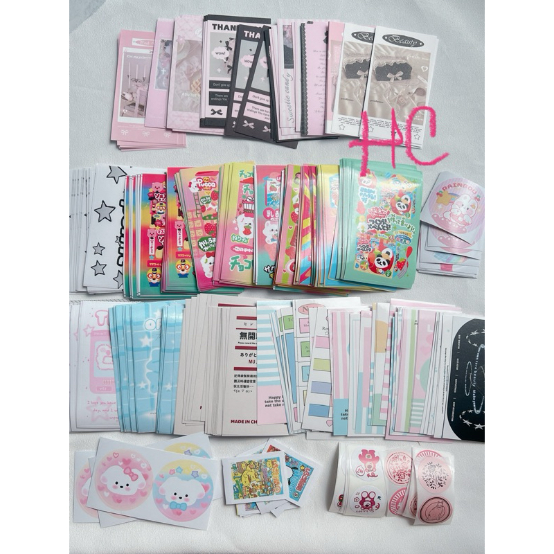 (Sẵn) BOX MIX 30 STICKER CÁC LOẠI (20 LỚN + 10 BÉ)