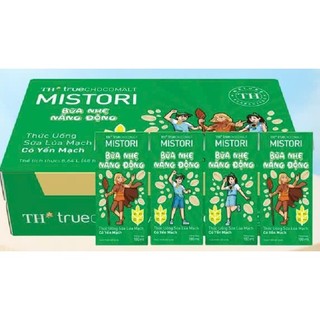  Thùng 48 hộp thức uống Sữa Lúa mạch Có Yến mạch TH true CHOCOMALT MISTORI 180 110ml  48 hộp  