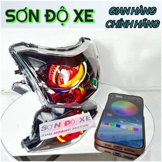 Bi Cầu Độ Sẵn Wave 50-100-110 Cắt Nanh Đẹp Độ Bi E11+Và M10 V4s Mắt quỷ đổi Màu + 3D Trắng + 3D APP( Bảo Hành 18 Tháng )