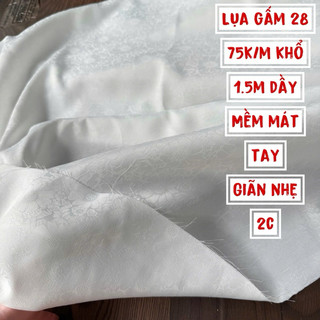 Vải Gấm lụa Hoa, Lụa Gấm Hoa Gió- May Áo Dài, Áo Bà Ba, Bộ Lụa- Loại Đẹp Nhất.