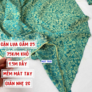Vải Gấm lụa Hoa, Lụa Gấm Hoa Gió- May Áo Dài, Áo Bà Ba, Bộ Lụa- Loại Đẹp Nhất.