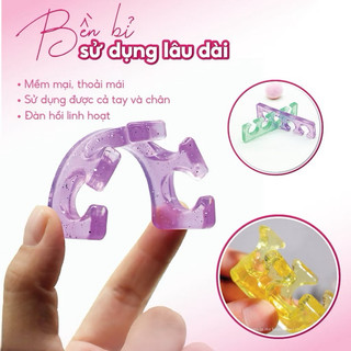 Kẹp tách ngón chất liệu silicon - Dụng cụ tách ngón làm móng chuyên dụng cho dân làm nail