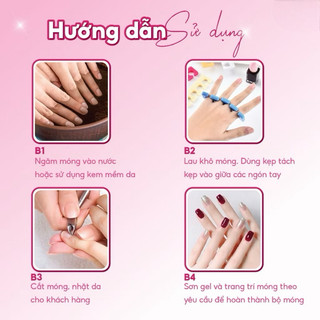 Kẹp tách ngón chất liệu silicon - Dụng cụ tách ngón làm móng chuyên dụng cho dân làm nail