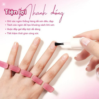 Kẹp tách ngón chất liệu silicon - Dụng cụ tách ngón làm móng chuyên dụng cho dân làm nail