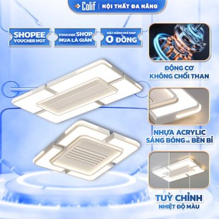  Đèn Quạt Trần COLIF Light Air Ultra - Gió Êm Đèn Sáng Tiết kiệm điện Siêu Nhẹ Cao Cấp 