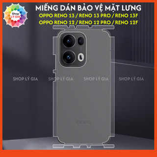 MIếng dán TPU bảo vệ mặt sau cho OPPO Reno 14 Pro / Reno 13 Pro / Reno 13 F / Reno 12 | Full dòng điện thoại OPPO