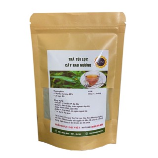 Trà túi lọc Cây rau mương 60 gói x 3gram tốt cho người HP dạ dày ASIA GREEN NUTRITION