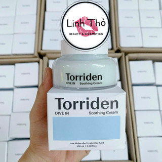 [DATE 2027] Kem Dưỡng Ẩm Tái Tạo và Phục Hồi Da Torriden Dive In Soothing Cream 100ml