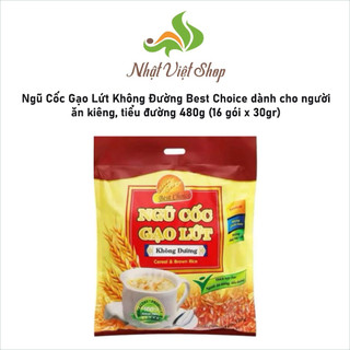 Ngũ Cốc Gạo Lứt Không Đường Best Choice dành cho người ăn kiêng, tiểu đường 480g