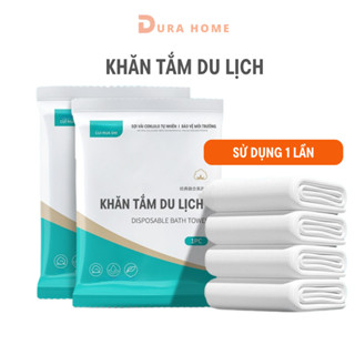 Khăn Tắm Du Lịch, Khăn Tắm Sử Dụng Một Lần Sợi Vải Sinh Học Thấm Hút Mạnh Mềm Mịn Không Kích Ứng Da DURAHOME