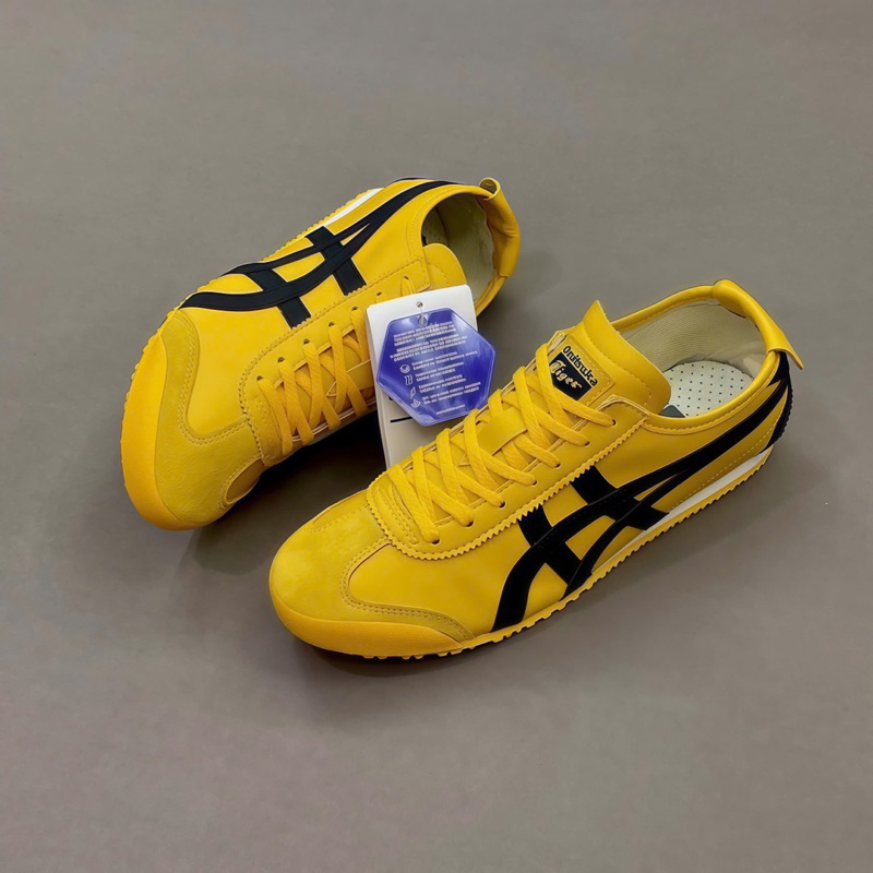 Giày Thể Thao On'itsuka Ti'ger Mexico 66 ' Gold Black ' [ Bản Best ]