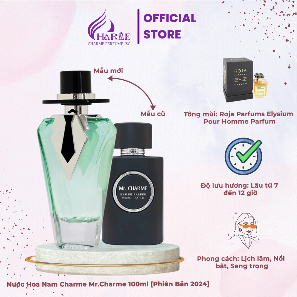 Nước hoa Nam Charme Mr.Charme 100ml