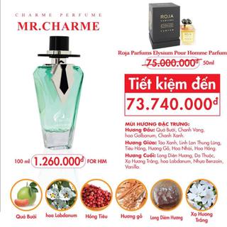 Nước hoa Nam Charme Mr.Charme 100ml