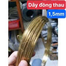 Dây đồng thau 1,5mm, Nặng 1kg