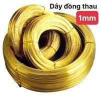 Dây đồng thau 1mm, Nặng 1kg