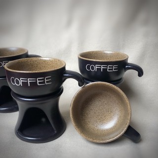 Ly Uống Cafe, Bếp Hâm Nóng Cafe, Tách Cafe Gốm Sứ Bát Tràng