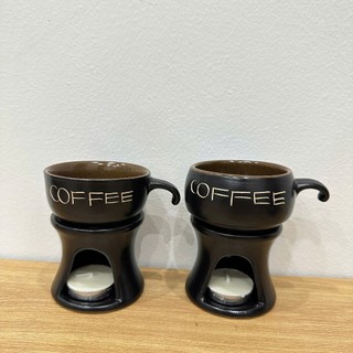 Ly Uống Cafe, Bếp Hâm Nóng Cafe, Tách Cafe Gốm Sứ Bát Tràng
