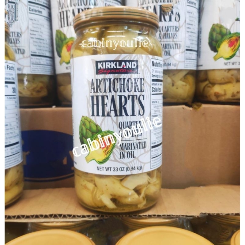 Artiso Hữu Cơ Artichoke Heart Kirkland Marinated American 940g