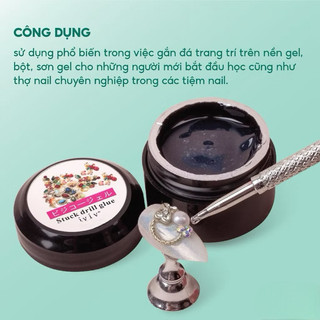 Gel đính đá 8ml - Keo gắn đá nail bền chắc chuyên dụng cho dân làm móng