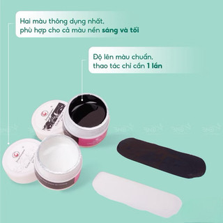 Gel vẽ đen, trắng Fengshangmei - Gel vẽ móng nổi chất đậm đặc chuyên dụng làm nail