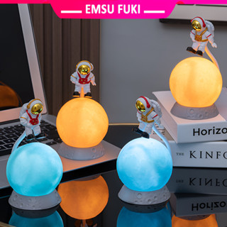  Mô Hình Trang Trí Kết Hợp Đèn Led Mặt Trăng Kiểu Nhân Vật Phi Hành Gia Vũ Trụ Trang Trí Phòng Ngủ Bàn Học Làm Việc 