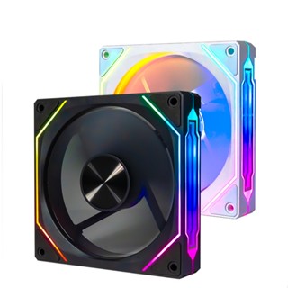 Prims 4RS DC 6pin cắm Hub Coolmoon - Fan RGB gương led vô cực đồng bộ Hub Remote cực đẹp