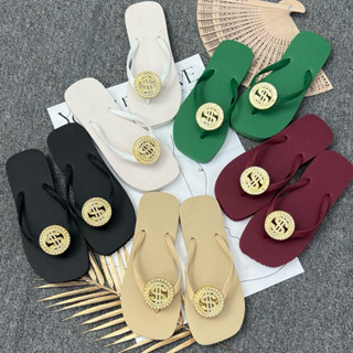 San San Dép ĐỒNG TÈN Đính Đá, Dép Kẹp Xỏ Ngón Dép Nữ Thời Trang Du Lịch, Nhẹ Êm Chân