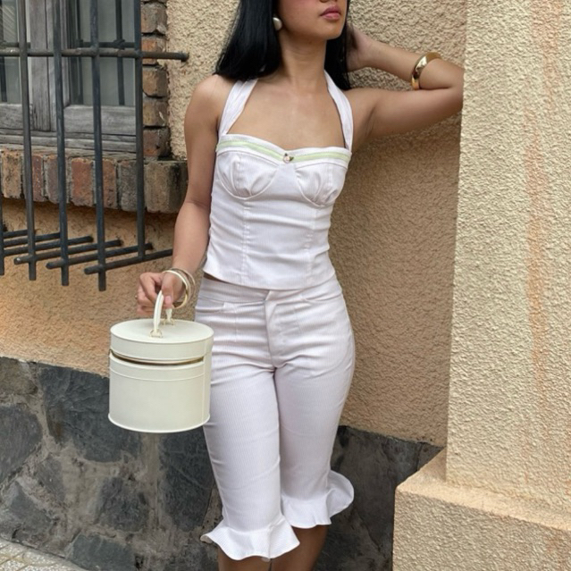 BISOUS CHÉRIE | Set Áo Yếm quần Capri - Brigitte Set