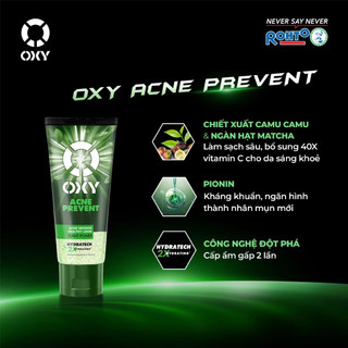 Kem Rửa Mặt Chuyên Biệt Cho Nam Giới Phù Hợp Với Nhiều Loại Da Khác Nhau Oxy Wash 100G