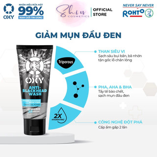 Kem Rửa Mặt Chuyên Biệt Cho Nam Giới Phù Hợp Với Nhiều Loại Da Khác Nhau Oxy Wash 100G