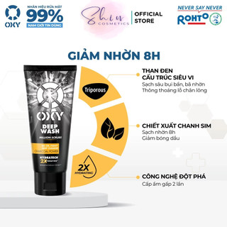 Kem Rửa Mặt Chuyên Biệt Cho Nam Giới Phù Hợp Với Nhiều Loại Da Khác Nhau Oxy Wash 100G