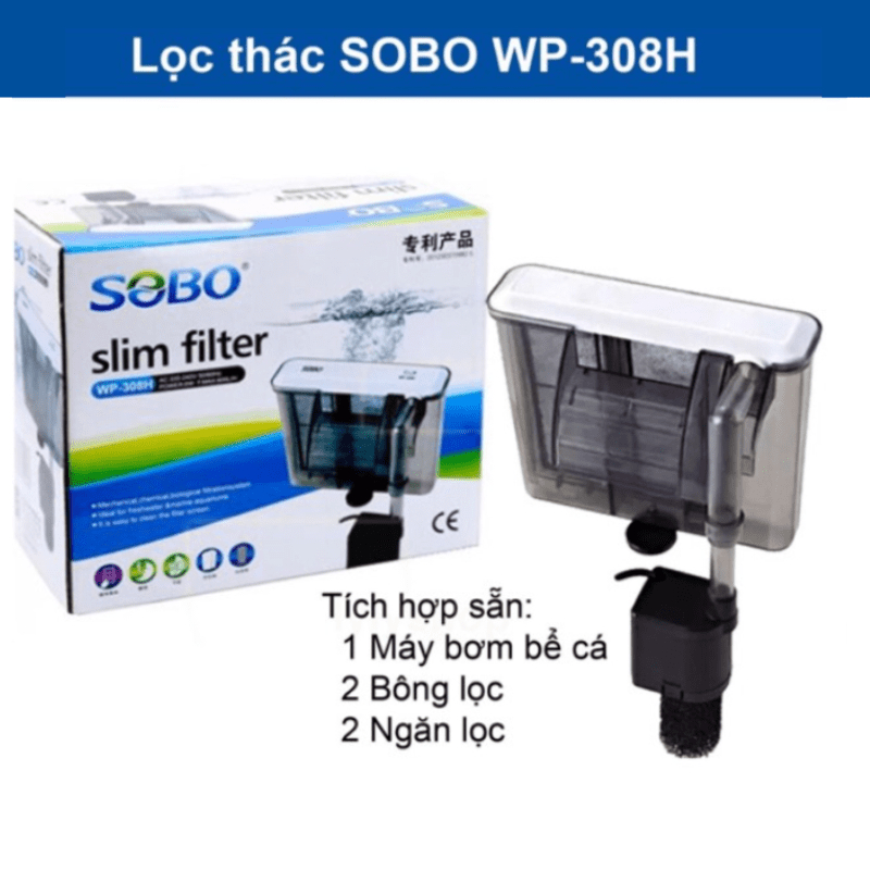 Máy lọc thác nước hồ cá 8W SOBO 606H dạng thác nước