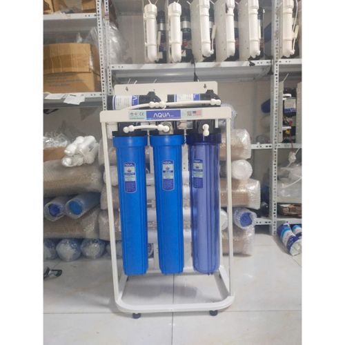 MÁY LỌC NƯỚC BÁN CÔNG NGHIỆP - Máy lọc RO AQUA 50 - 100 lít/ giờ chính hãng sử dụng công suất lớn.