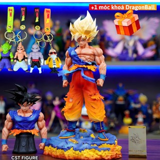 Mô hình Goku namek JT Studio cao 35cm- Tặng kèm móc khoá Dragonball