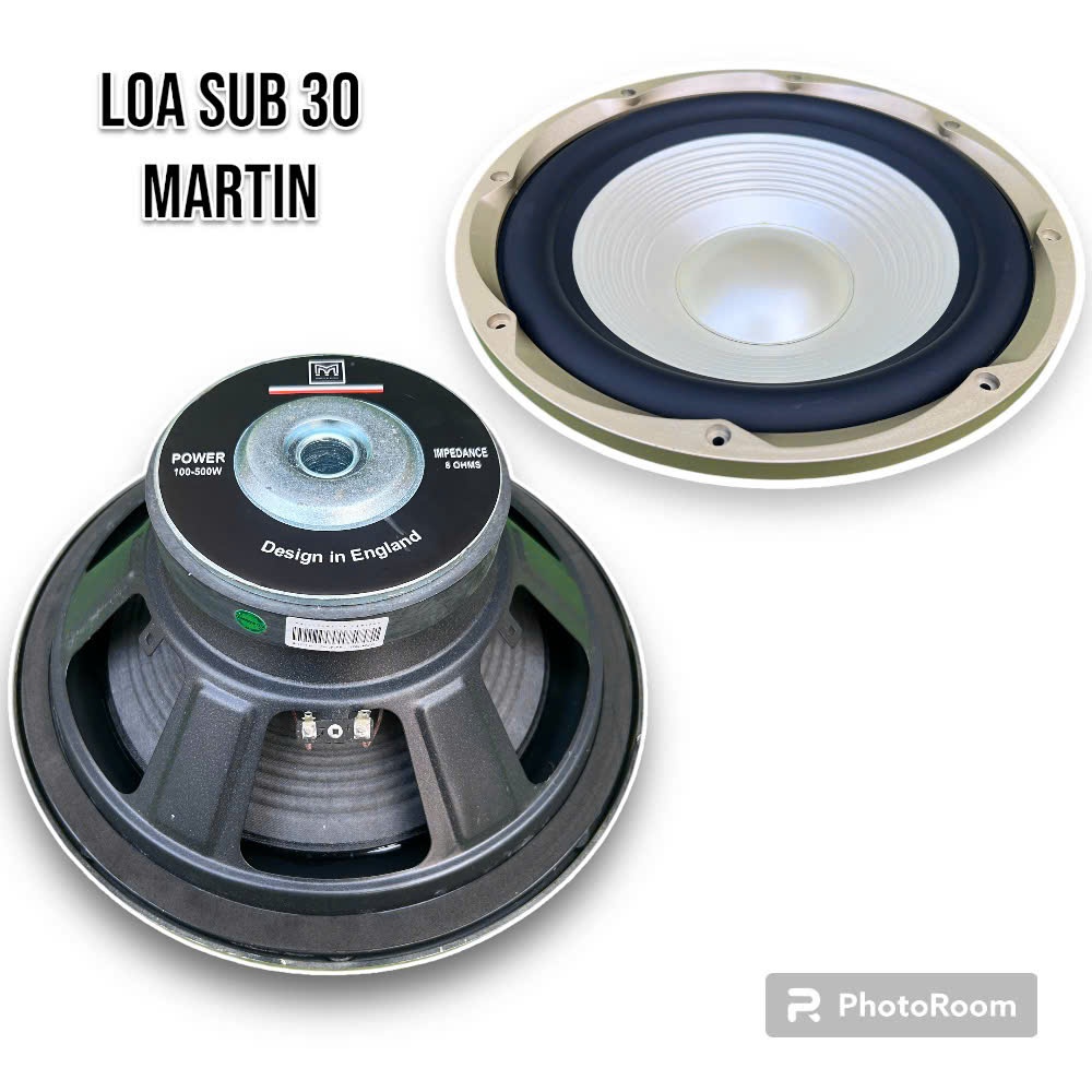 loa sub 30 MARTIN từ 140 coil 51 màng trắng - âm siêu trầm - sub hơi - sub điện - giá 1 cái
