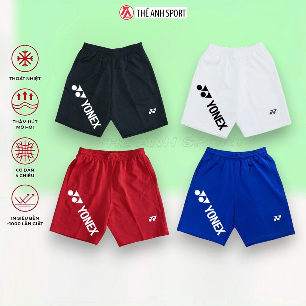 Quần Cầu Lông Yonex Mới, Quần Thể Thao Chất Liệu Dày Dặn Co Giãn 4 Chiều