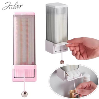 Hộp Nhựa Đựng Bông Tẩy Trang Treo Tường Tiện Lợi Chống Bám Bui, Chống Nước - JULEP BEAUTY