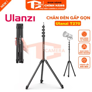 Chân Đèn Studio Ulanzi T270 Gấp Gọn | Cao Đến 2.7M | Chất Liệu Hợp Kim Nhôm | Chân Máy Quay, Gắn Đèn LED Livestream