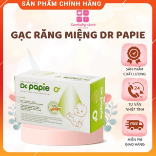  Rơ lưỡi Dr Papie 30 gói - Gạc rơ lưỡi an toàn cho bé 