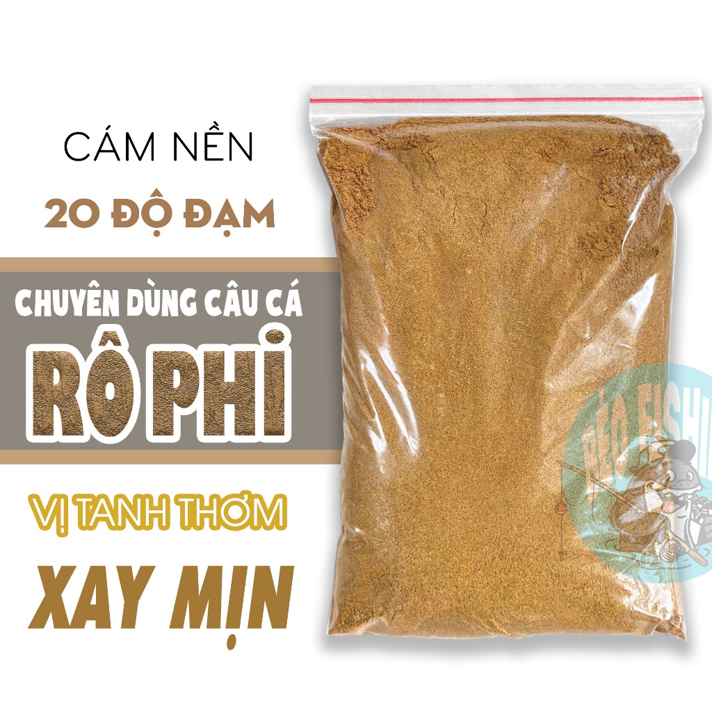 Cám Câu Cá 20% Đạm Thơm Tanh Chuyên Rô, Chép Đã Xay Mịn