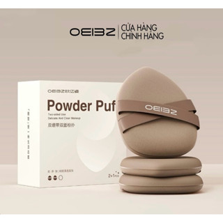  Bộ đôi bông mút trang điểm tán kem nền OEIEZ hình trứng chất mút mềm mịn đàn hồi tốt  hộp 2 cái  
