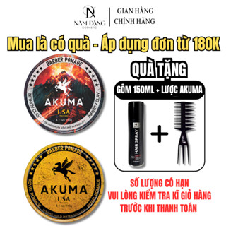  Sáp Vuốt Tóc AKUMA Infility Clay 56g 116g Royal Pomade 56g 116g Xịt Phồng 120ml 350ml Gôm 350ml 