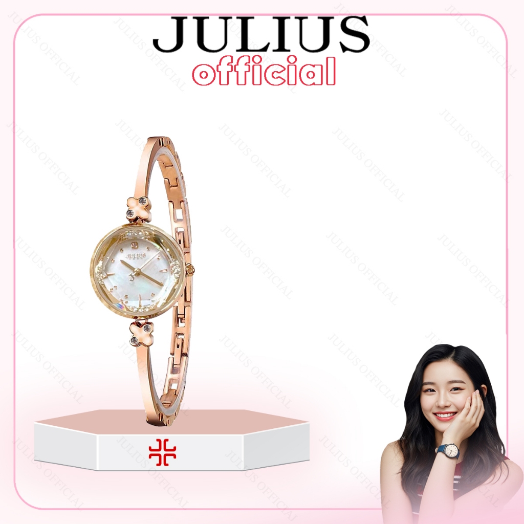 JA-878 đồng hồ nữ, đồng hồ đeo tay, đồng hồ lắc tay Julius vàng  | Julius Official