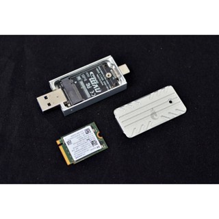 Box Ổ Cứng SSD PCIe NVMe M2 2230 Chipset JMS583, 2 Đầu Kết Nối USB Type-C, Type A thuận tiện