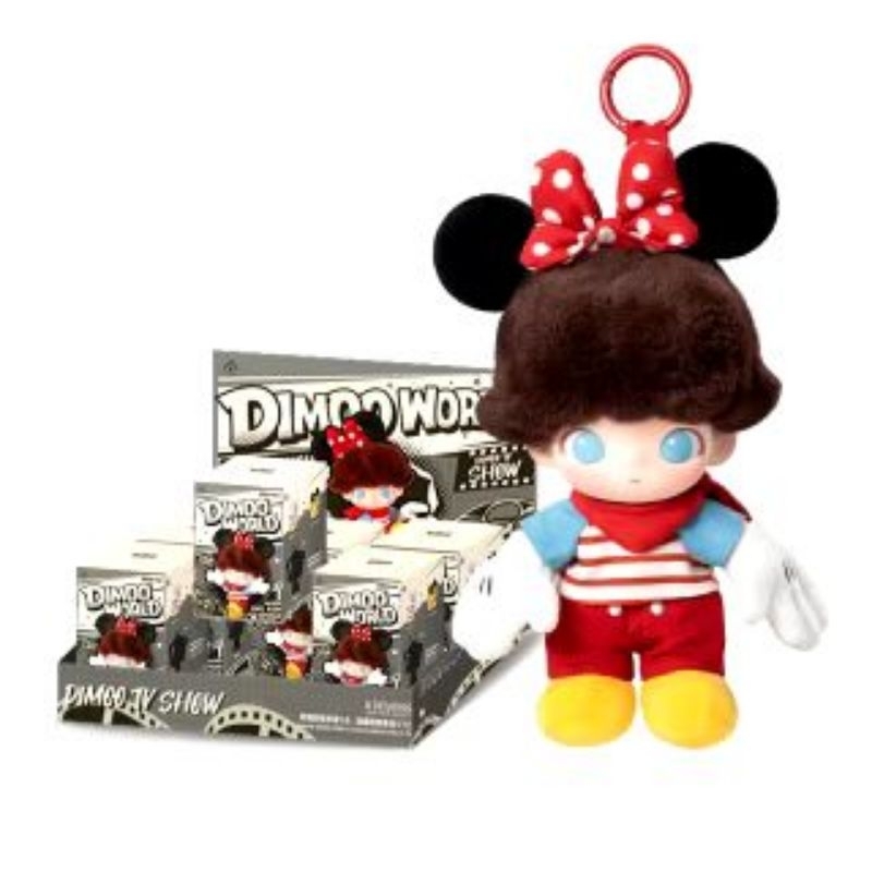 (SẴN HỎA TỐC HN) Móc khóa bông Dimoo Mickey Dimoo World×Disney hàng chính hãng popmart
