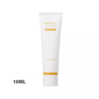 Bộ 03 Kem chống nắng  Laneige Radian-C Sun Cream 10ml SPF 50+ PA++++