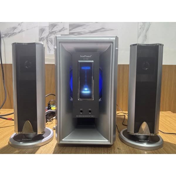 Bộ Loa Bluetooth SeaPiano SP 7700F, qua sử dụng, 90w bass mạnh treble hay,tặng dây 3.5, bảo hành 6 t
