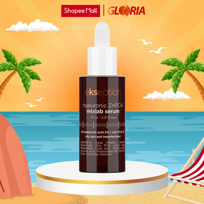 Serum Kẽm Ekseption Hyaluronic ZnPCA, HA + 1% ZnPCA Giảm Mụn, Kiềm Dầu 75ml