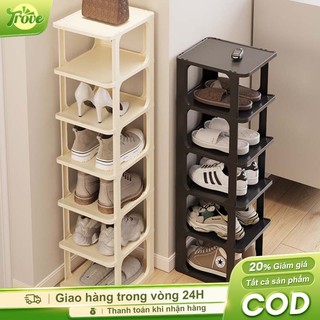  kệ để giày chữ i  Giá để giày 5 tầng kiểu mới đa năng thông minh chất liệu nhựa cao cấp 